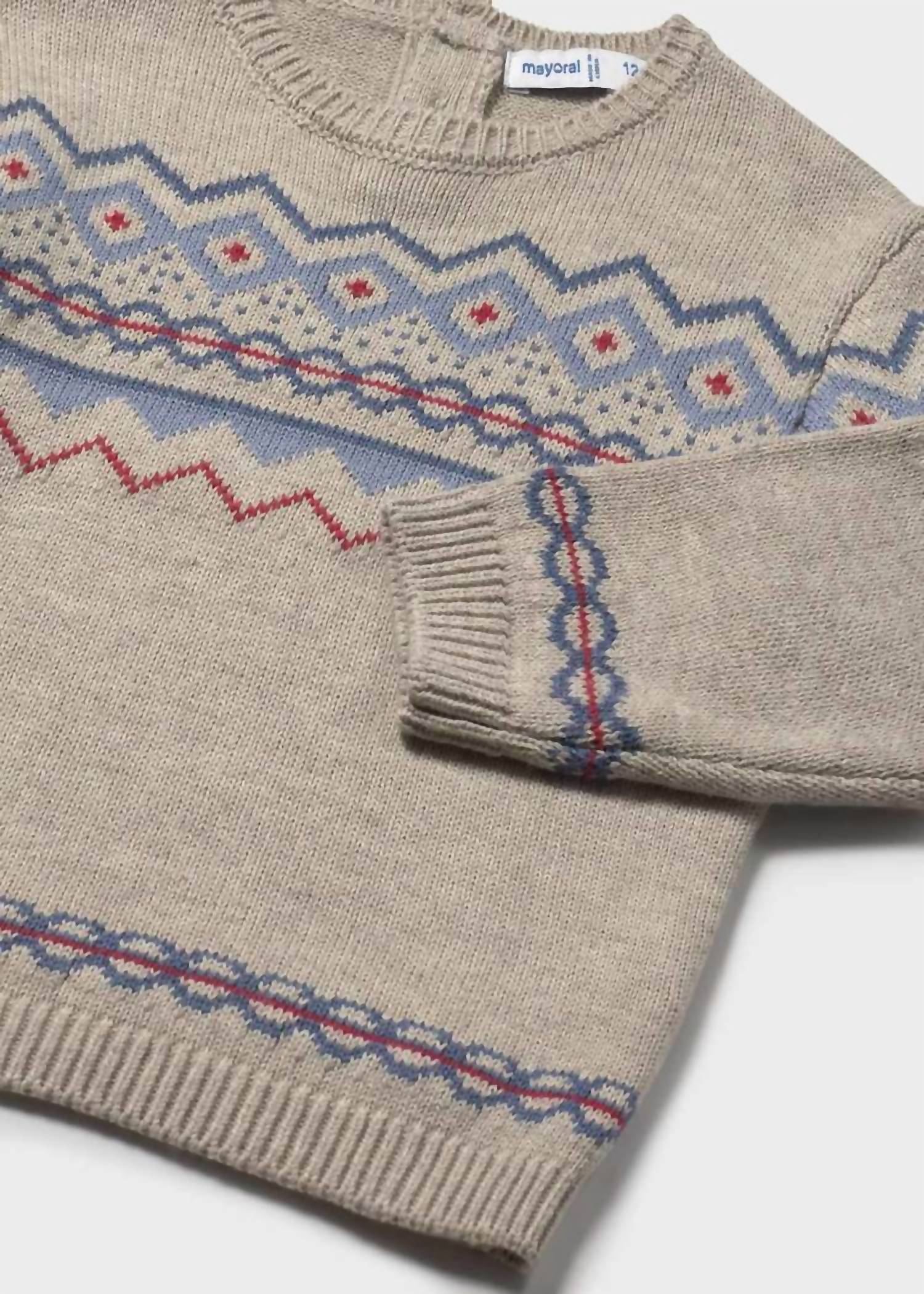 Mayoral - Kid's Jacquard Pattern Sweater