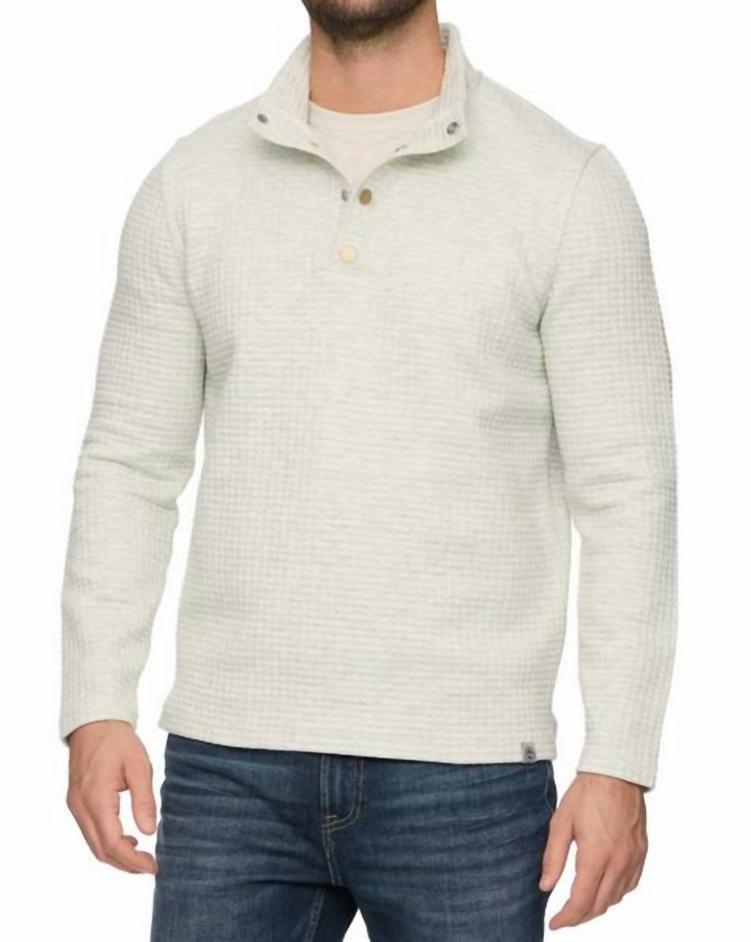 Flags & Anthem - Silverton Quilted Snap Mockneck Top