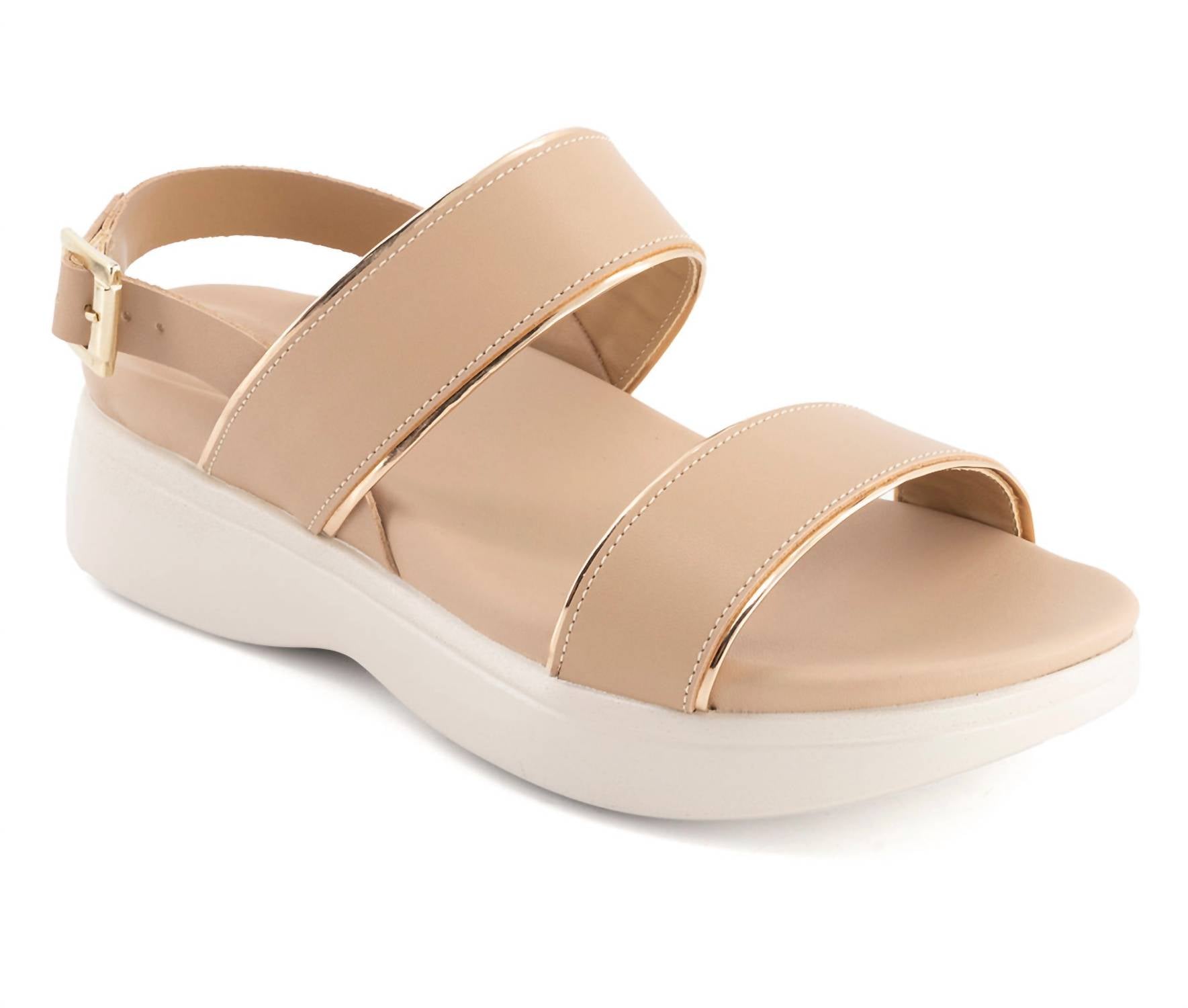 Andrea - Women's Slingback Buckle Sandal