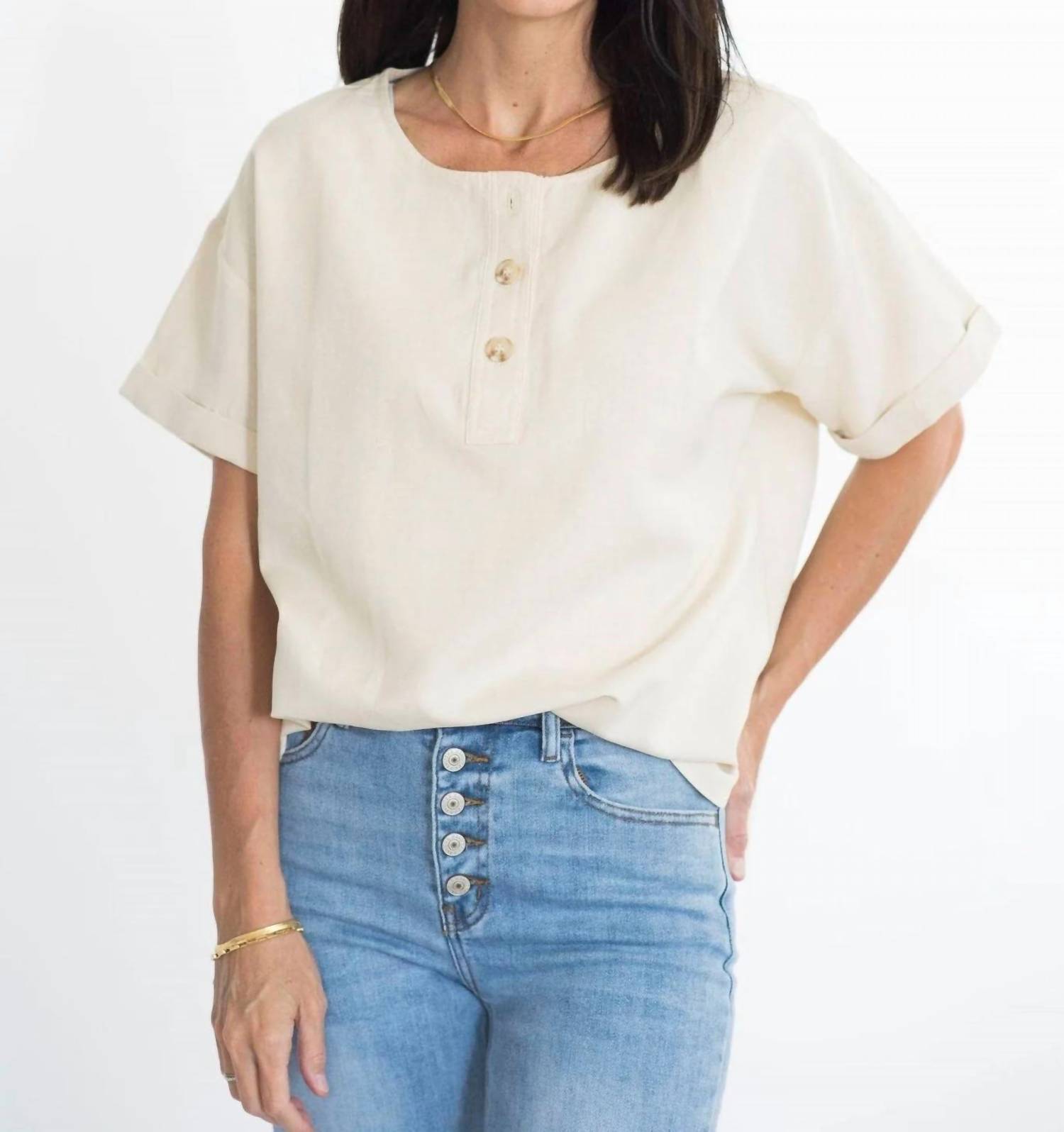 Wishlist - Mccarty Short Sleeve Blouse