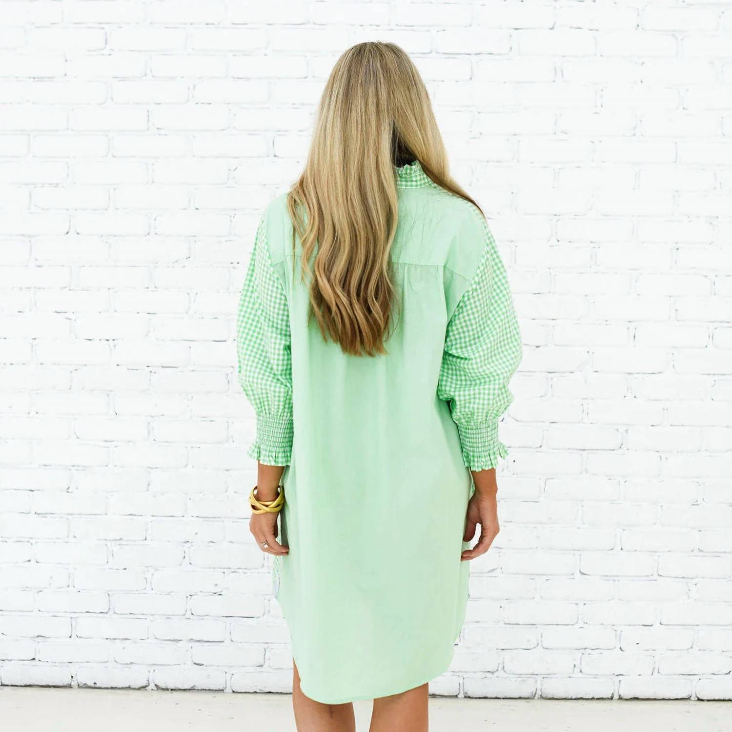 Caryn Lawn - Kimberly Opposite Gingham Mini Dress