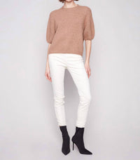Charlie B - Balloon Elbow Sleeve Knit Sweater