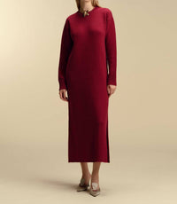 Marina Moscone - Long Sleeve Multiway Sheath Maxi Dress