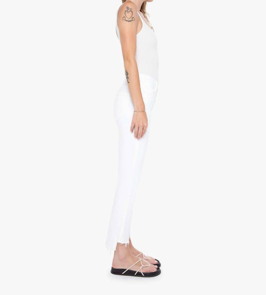 Mother - Insider Crop Step Fray Denim Jeans