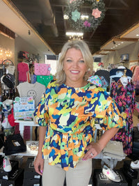 Pretty Follies - Floral Babydoll Top