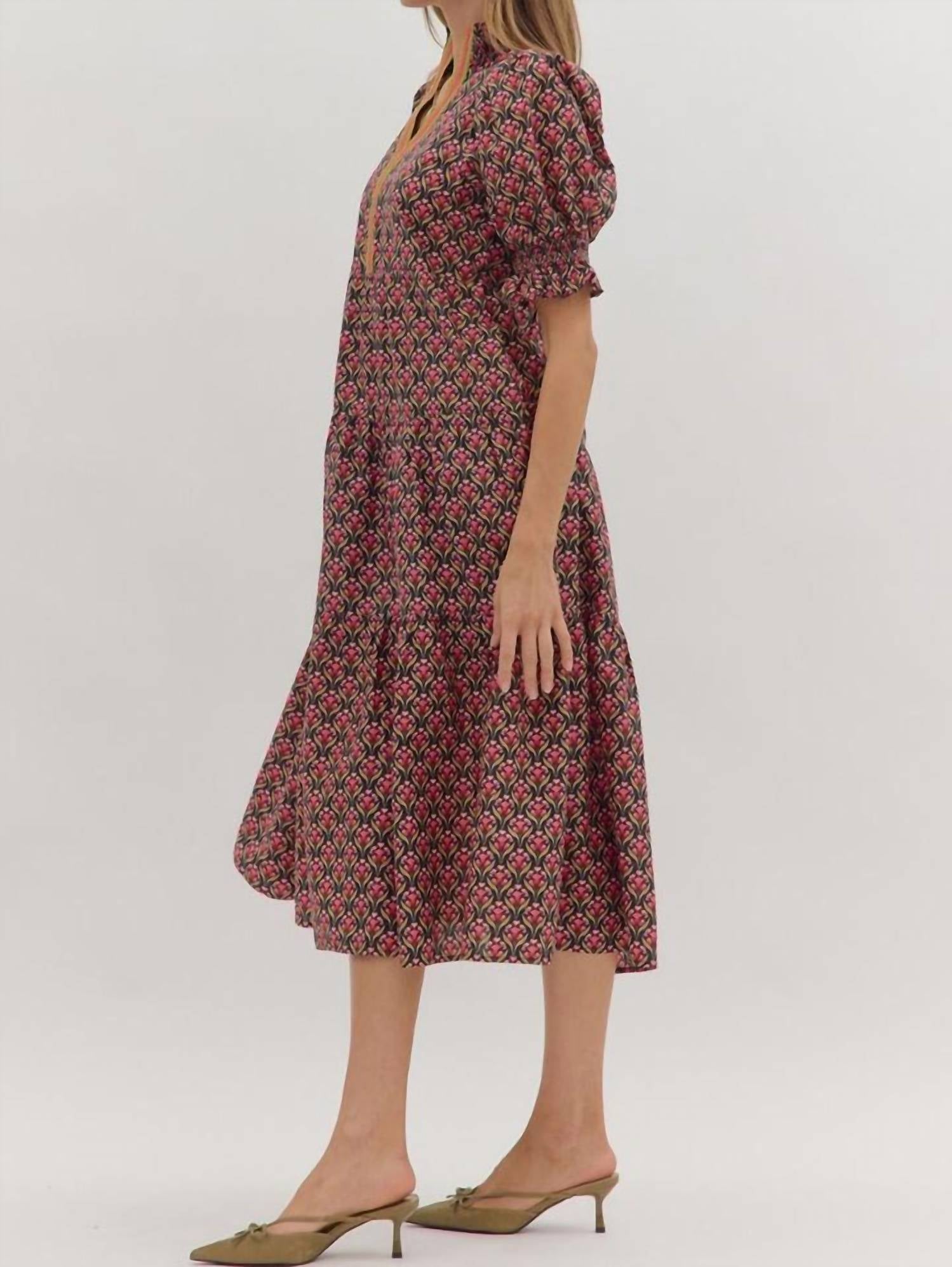 Entro - Jillian Midi Dress