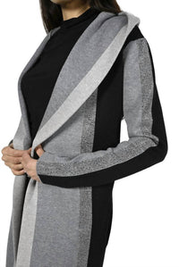 Frank Lyman - Selah Sequin Stripe Knit Cover Up Cardigan