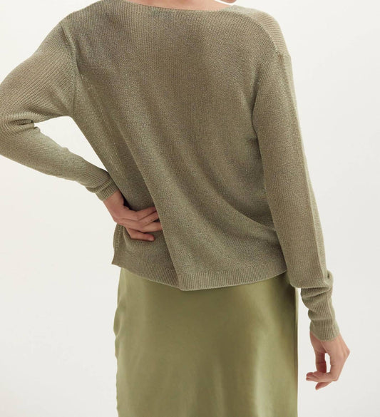 Crescent - Jocelene Lurex Sweater Top