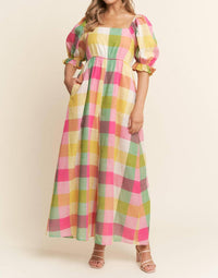 J.Nna - Checkered Wide Leg Jumpsuit