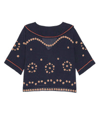 The Great. - Beaded Sailor Top