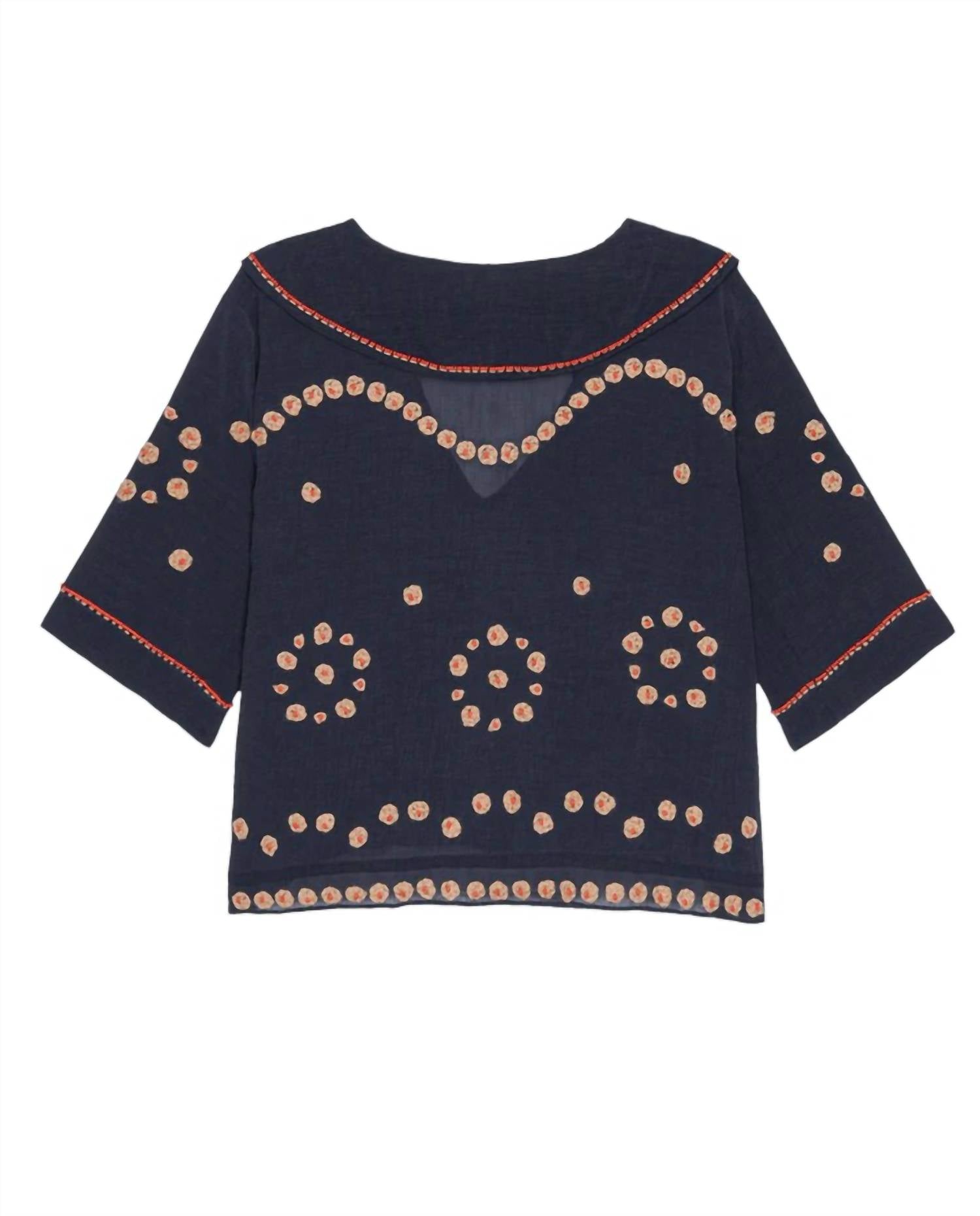 The Great. - Beaded Sailor Top