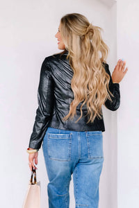 Insight - Liquid Sparkle Metallic Vegan Jacket