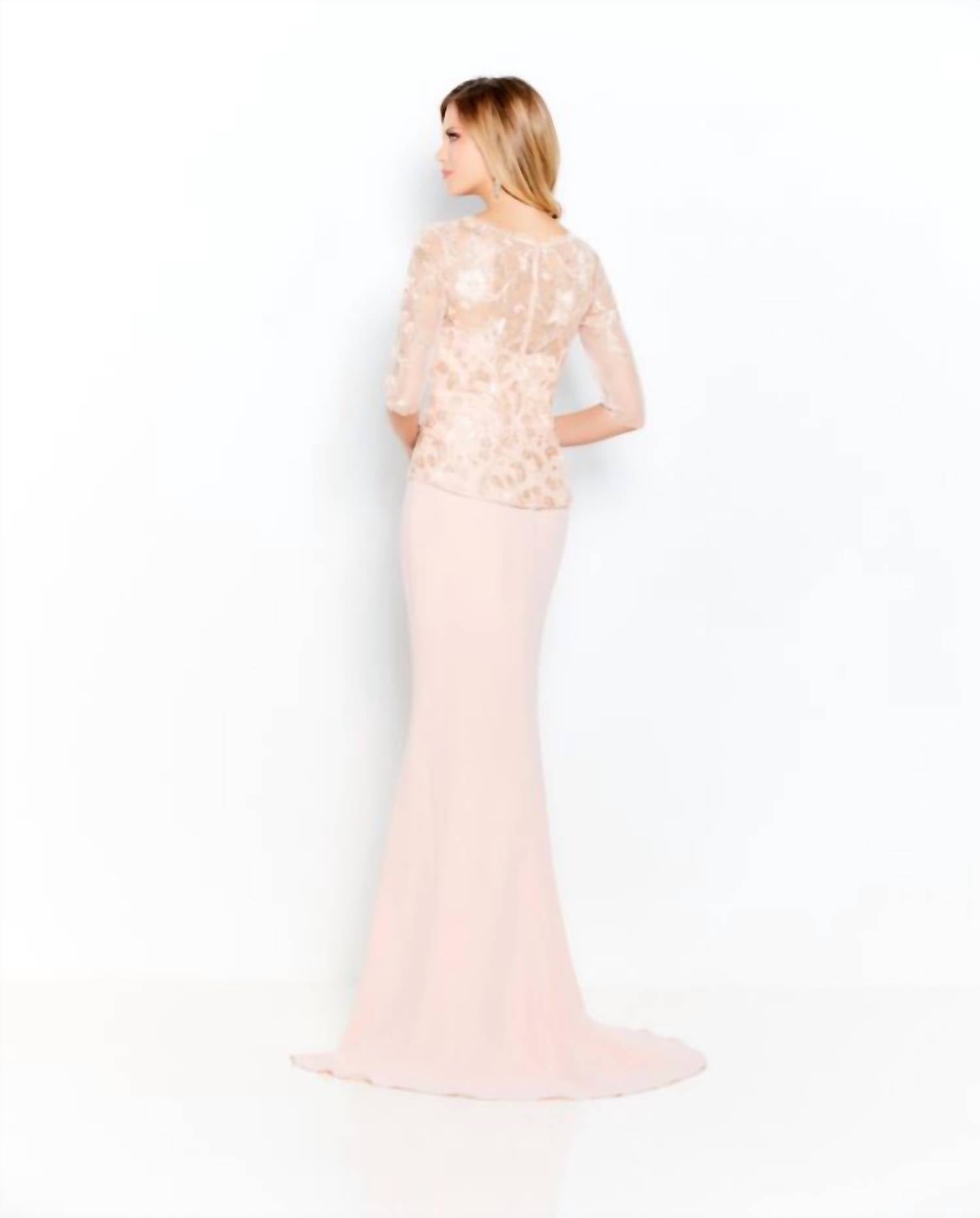 Cameron Blake - Lace Bodice Dress