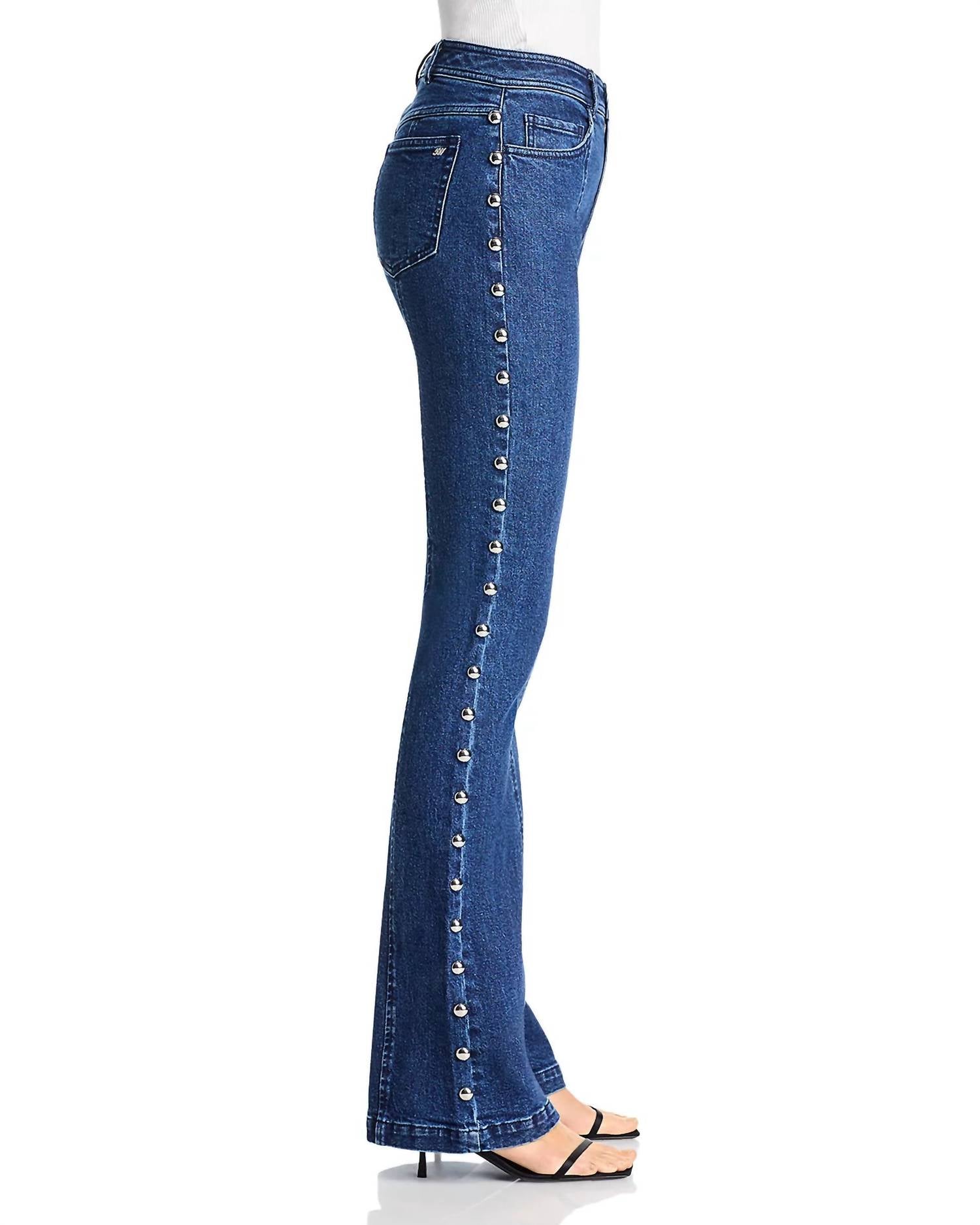Cinq A Sept - Denim Studded Shailene Pants