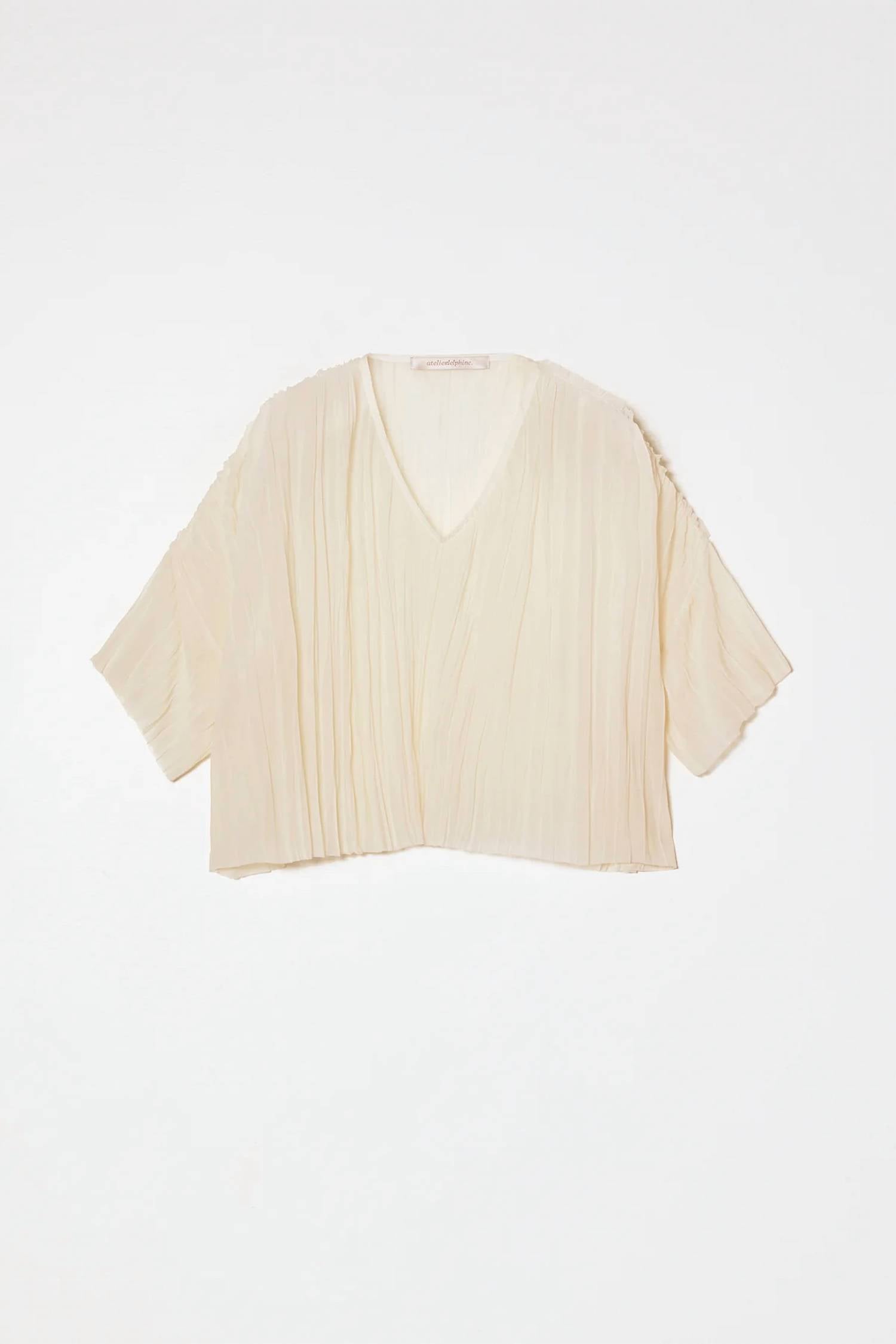 Atelier Delphine - Flared Random Pleats Tee