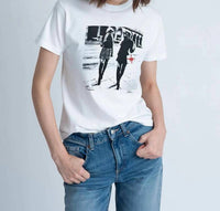 CPress Studio Tis The Season Mushie Tee in worn white - women's t-shirt