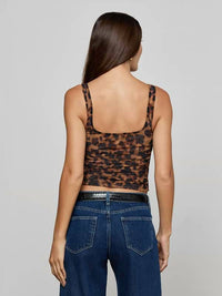 L'Agence - Rasha Shirred Tank Top