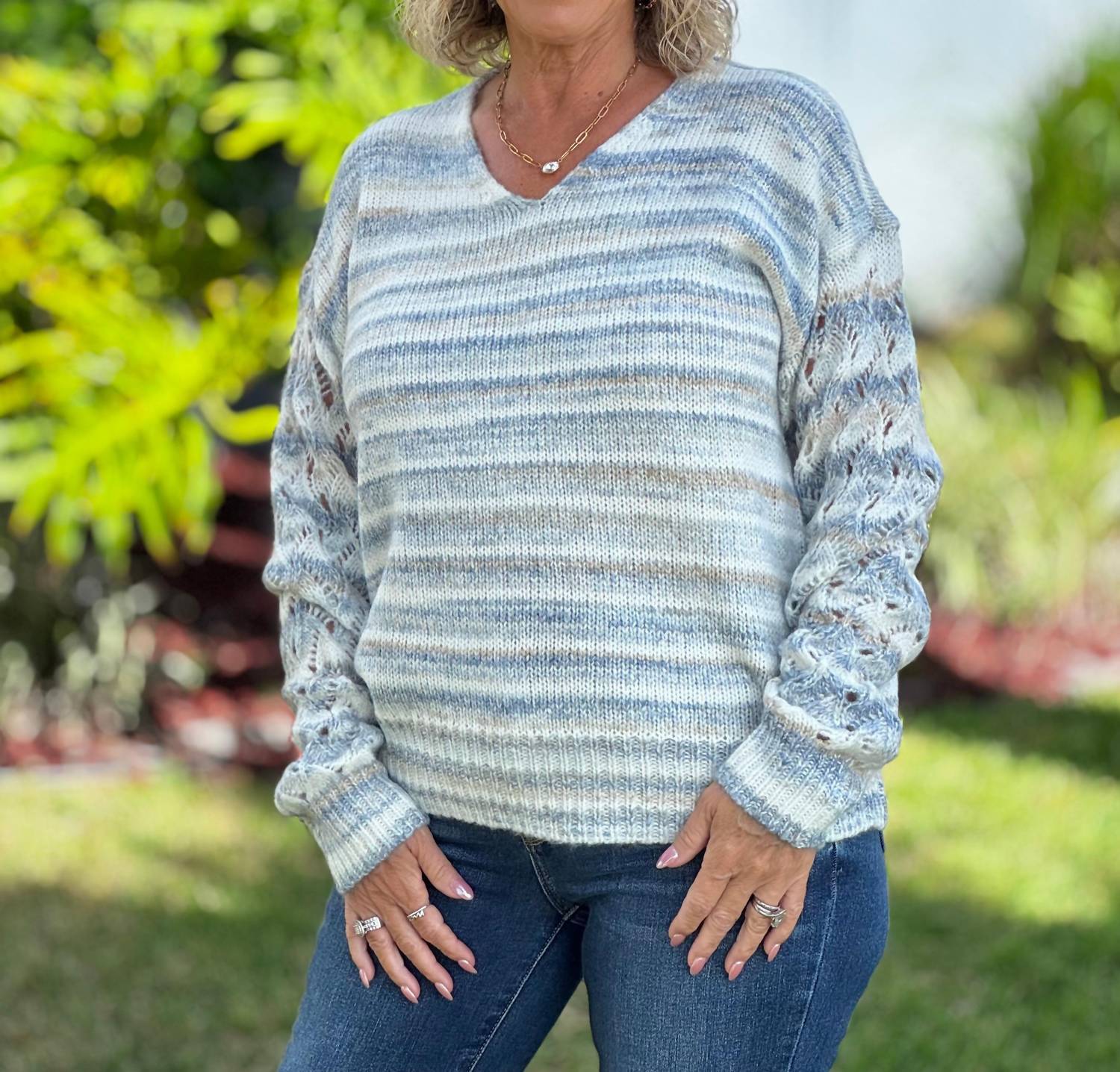 Charlie B - The Vail V-neck Sweater
