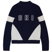 Jumper1234 - Women's Contrast Ski Turtleneck Sweater