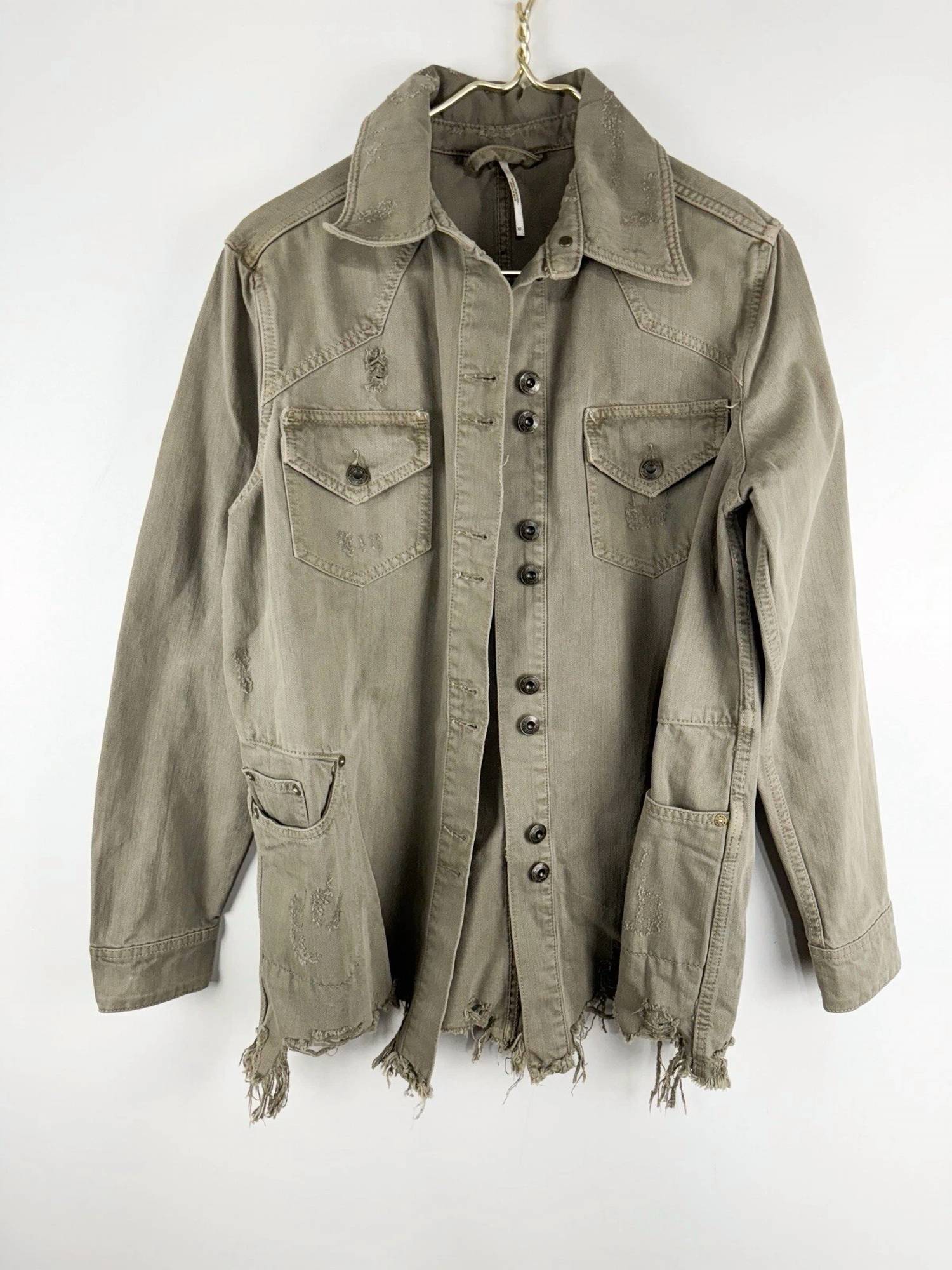 Free People Moonchild Jacket in army - women's jacket - view 5