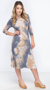 Kmw - Tie Dye A-line Dress