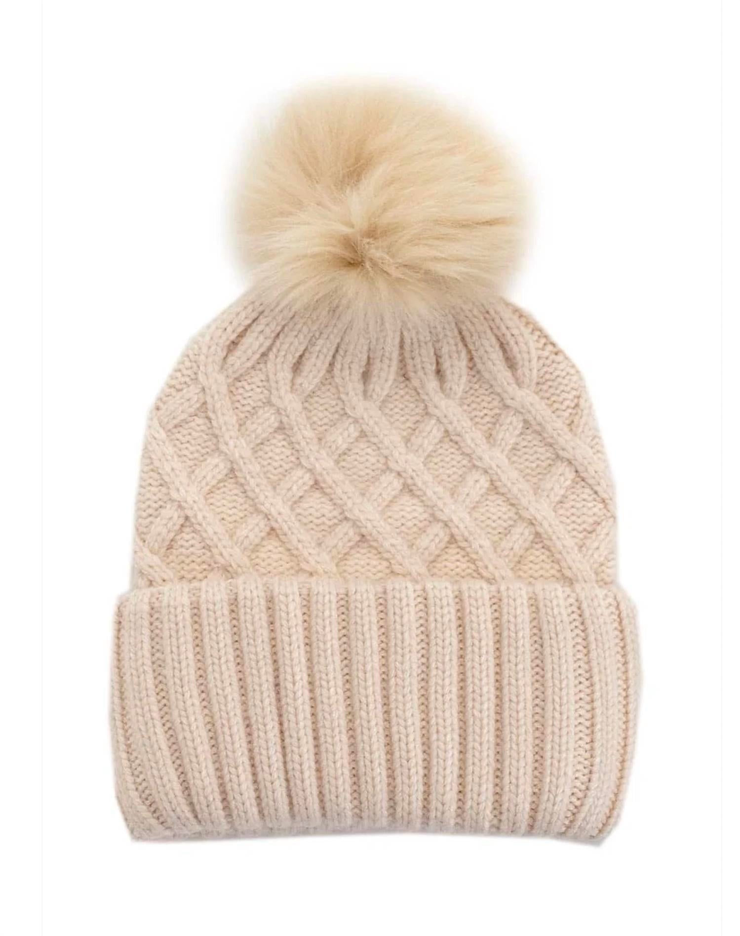 Mitchie'S Matchings - Knitted Hat With Pom