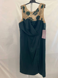 Js Collections - Adelaide Illusion-yoke Sheath Dress