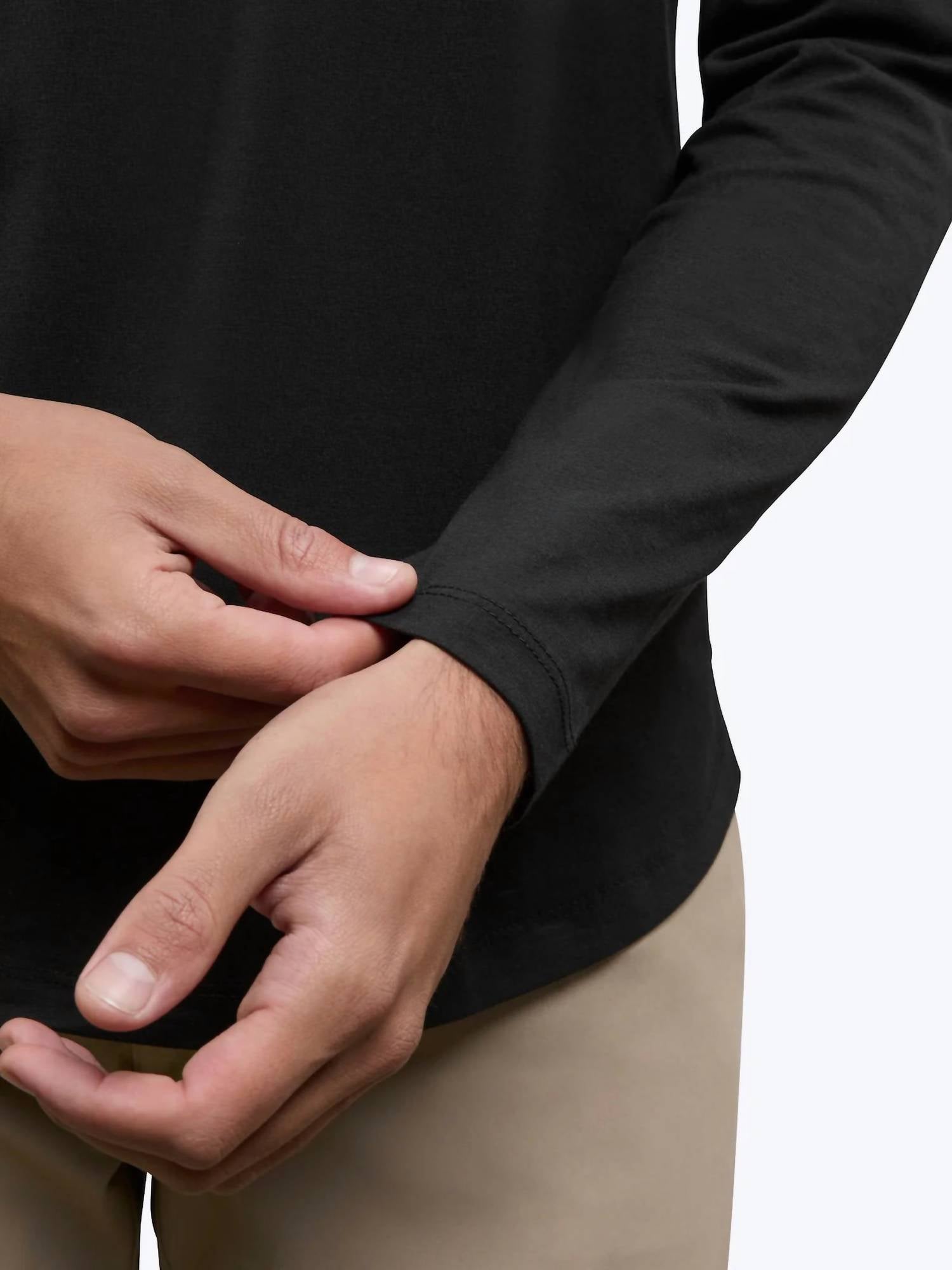 Cuts - Ao Long Sleeve Curve-hem Tee