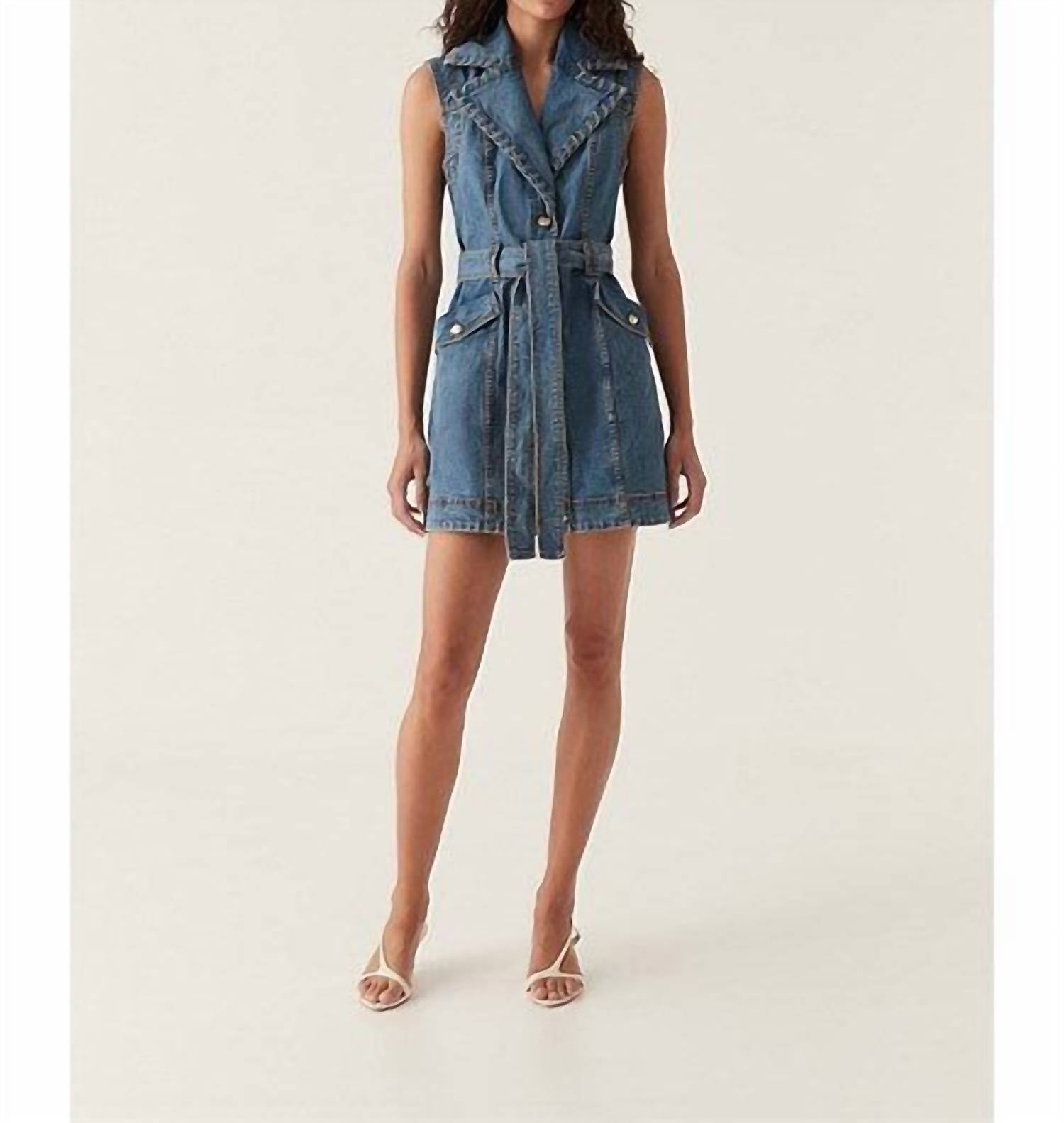 Aje. - Balance Denim Mini Dress