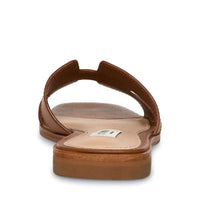 STEVE MADDEN Women's Haydn Leather Sandal in cognac - women's flats - view 5
