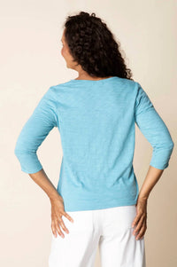 Habitat - Cotton Pebble Ruched Sleeve Tee