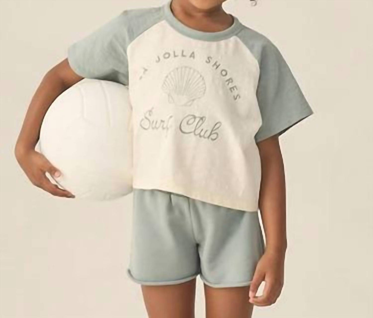 Rylee + Cru - Kid's Raglan Crop Tee