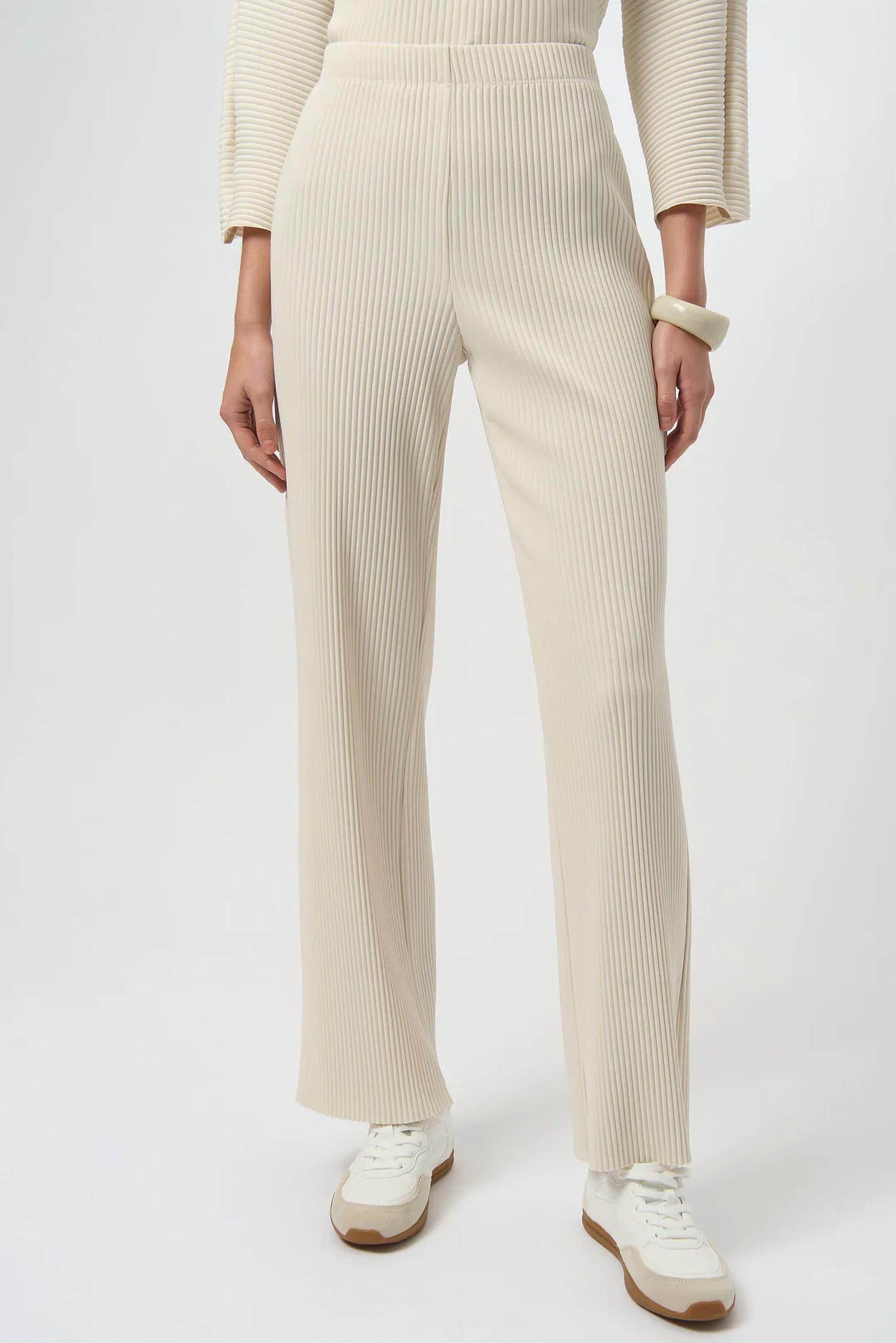 Joseph Ribkoff - Pleated Pull On Wide Leg Pants