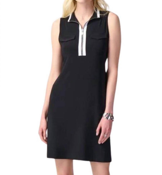 Joseph Ribkoff - Sleeveless Shift Dress Style