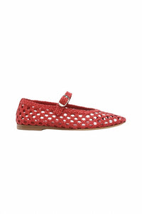 Le Monde Béryl - Women's Mary Jane Woven Leather Flats