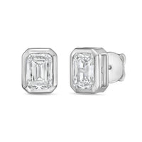 Diana M Jewels - Women's Emerald Lab-grown Diamond Stud Earrings (2.00 Tcw) - Classic