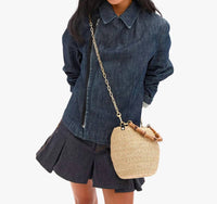Clare V. - Women's Pot De Miel Bucket Bag With Bamboo Handle