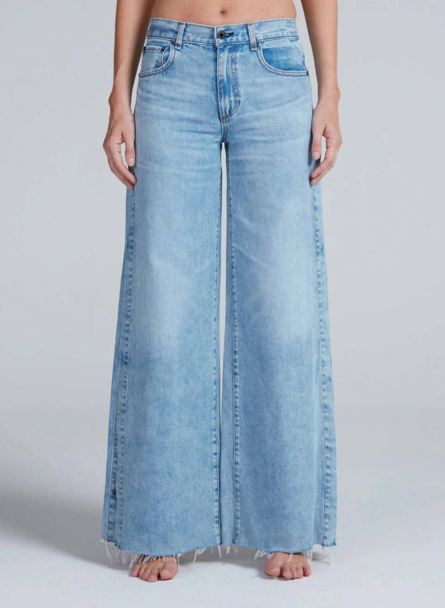 Askk Ny - Longboarder Relaxed Wide Leg Jeans