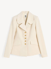 BY MALENE BIRGER Adrienna Single-breasted Blazer in white - women's jacket - view 4