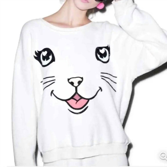 Wildfox - Cat Face Sweater