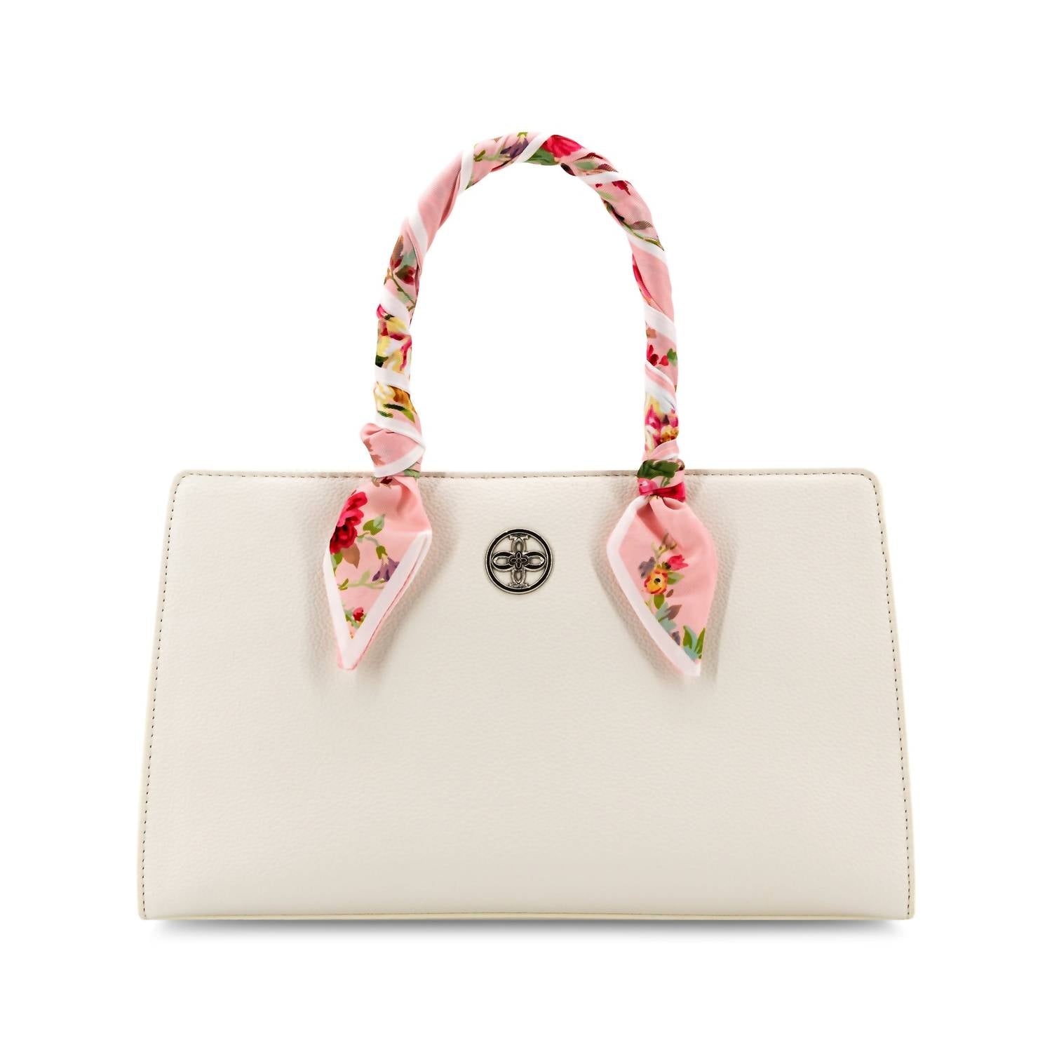 Like Dreams Women's Primrose Scarf Crossbody Bag in ivory - women's bag