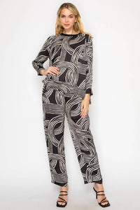 Joh - Johnna Woven Print Pants