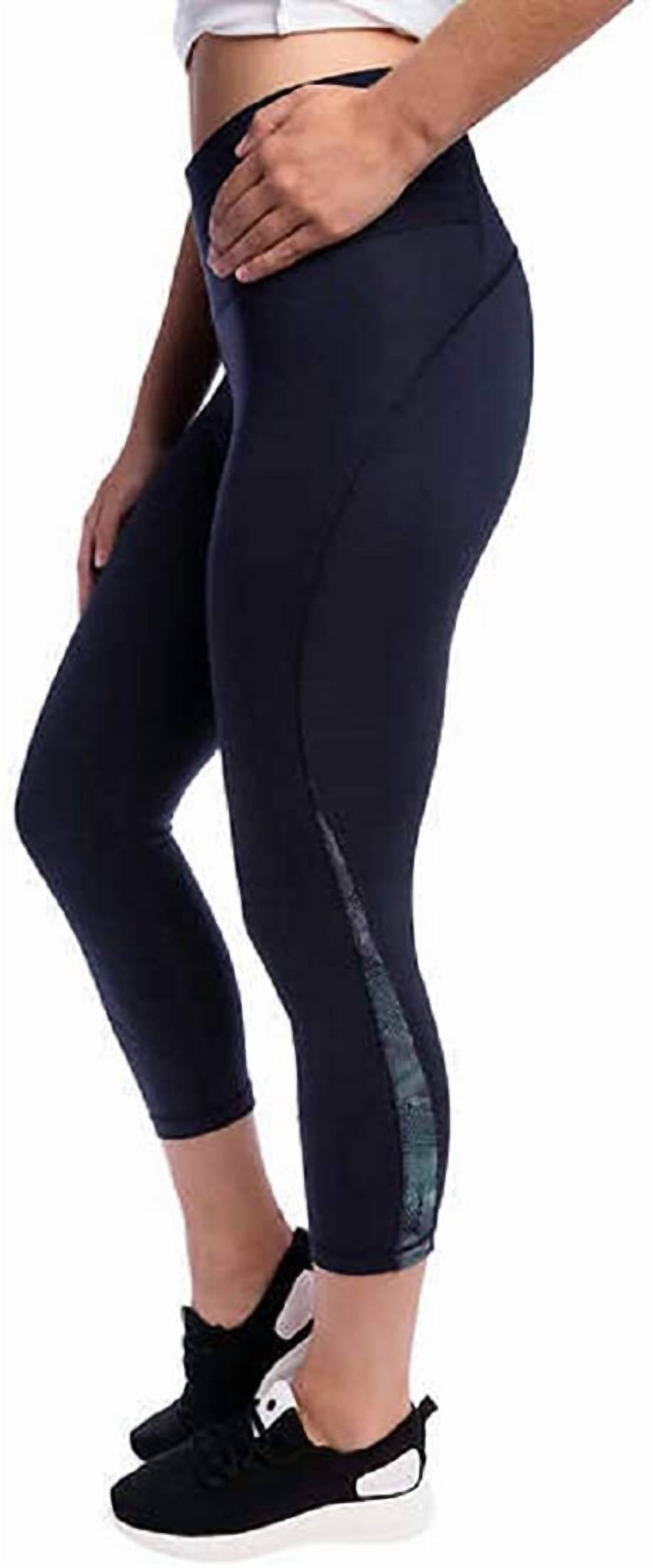 Kirkland Signature - Women's Reflective Crop Active Fitness Wear Leggings