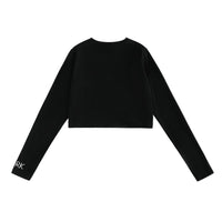 Retrokid - Girls Ribbed Cropped Cardigan