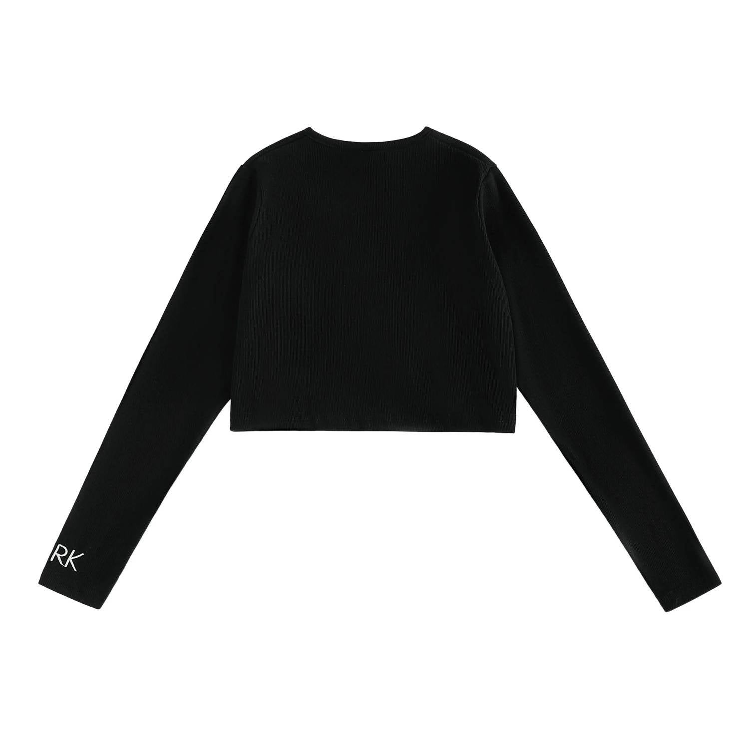 Retrokid - Girls Ribbed Cropped Cardigan