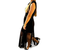 Lucy Paris - Women's Solange Romantic Bohemian Lace Maxi Dress with Under Slip