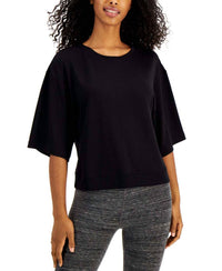 Ideology - Activewear Cropped Elbow-sleeve Top