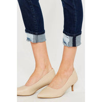 Kancan - Skinny Leg Cuffed Jeans