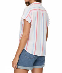 Flags & Anthem - Roseville Ruffle Sleeve Dolman Top
