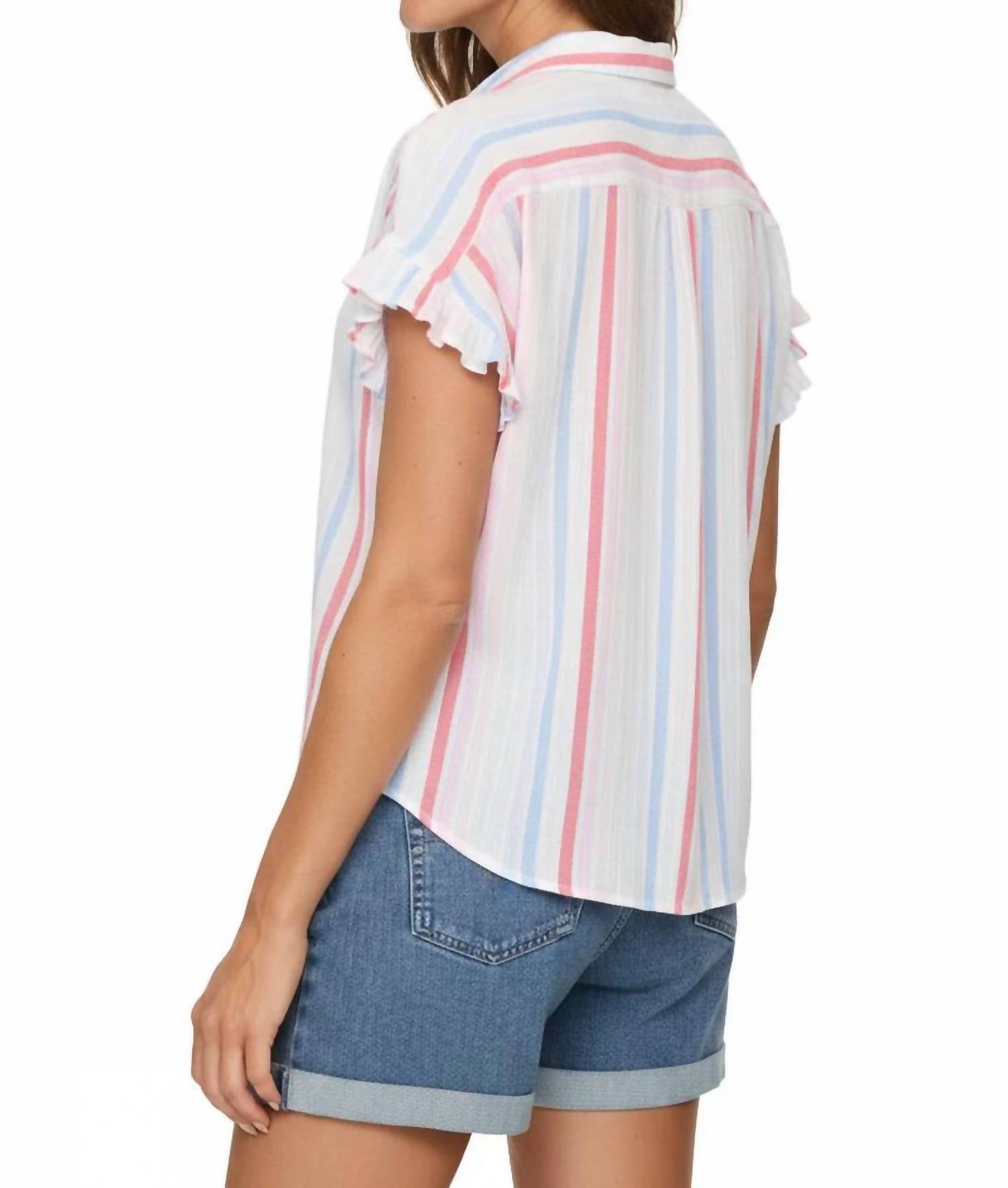 Flags & Anthem - Roseville Ruffle Sleeve Dolman Top